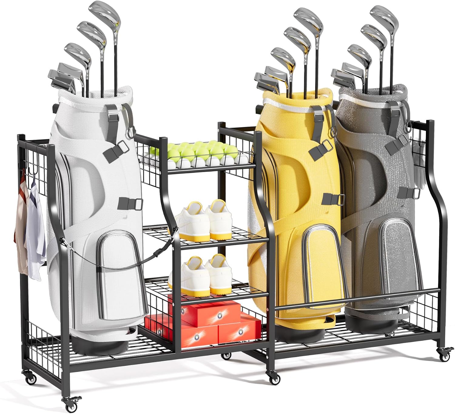 Sports Equipment Holder - Rak Penyimpanan Tas Golf, Organizer Tas