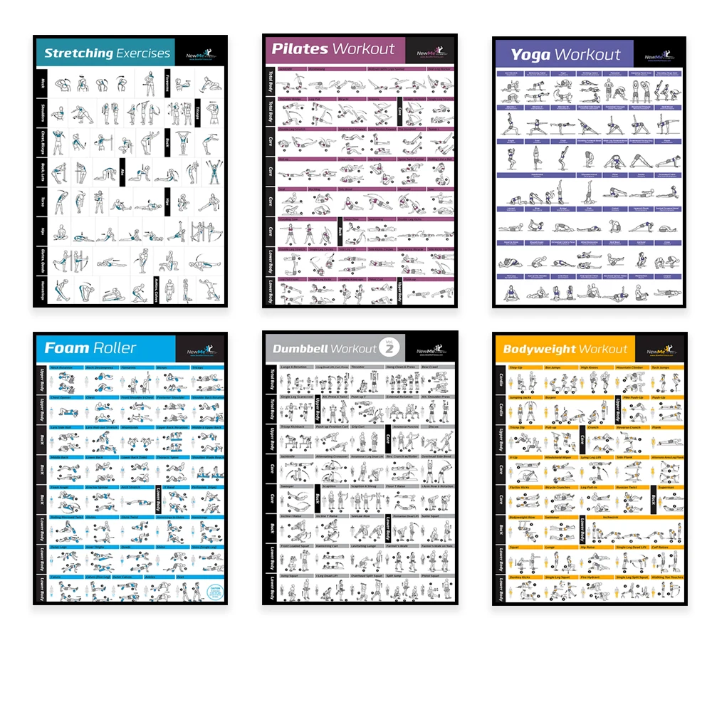 Sports Equipment Poster - Bagan Latihan Olahraga Tubuh, Poster Kanvas