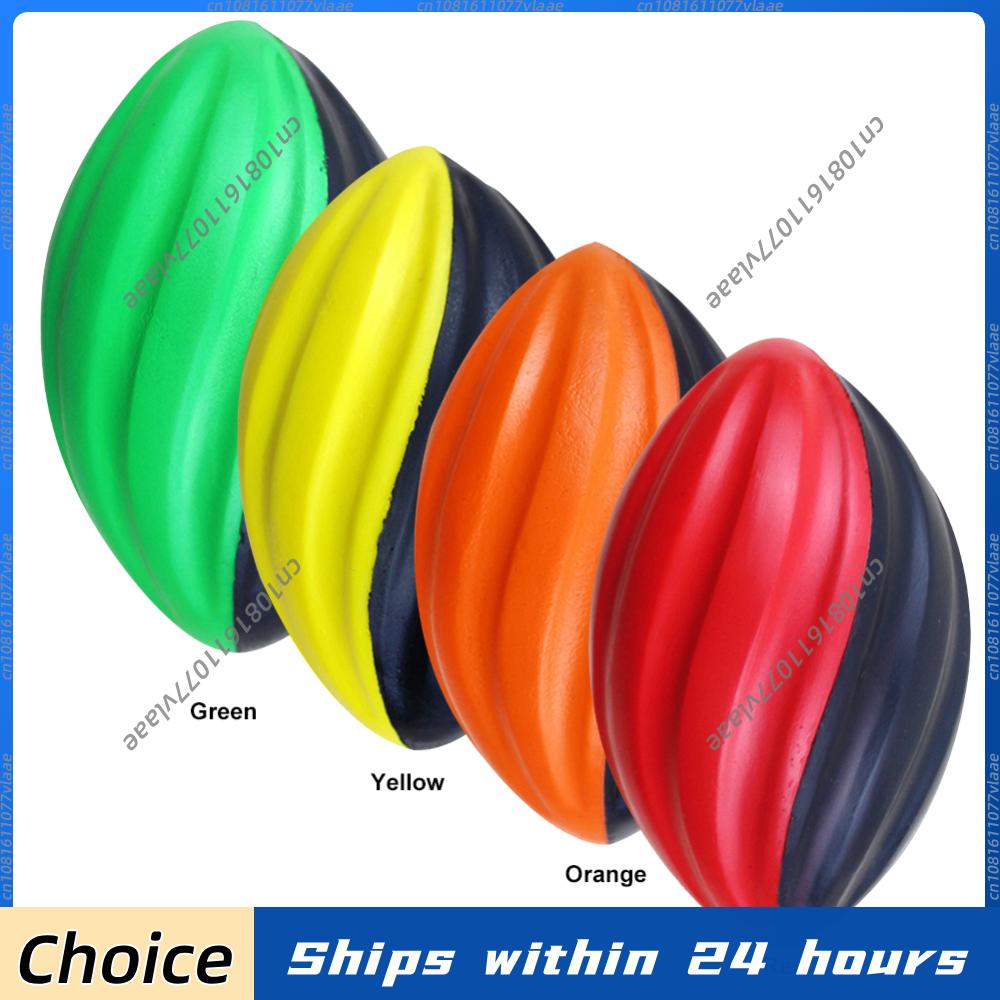 Rugby Training Ball - Bola Rugby Latihan Spiral Rebound Lambat,
