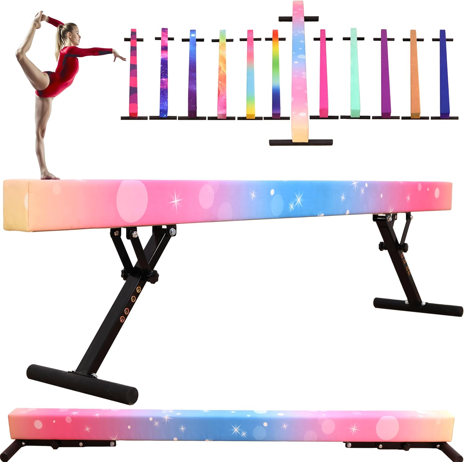 Gymnastics Beam Floor - Papan Senam Miring 8 Ft dengan