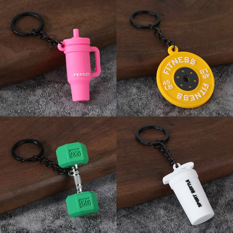 Allsports Equipment - Gantungan Kunci Peralatan Fitness Mini 4