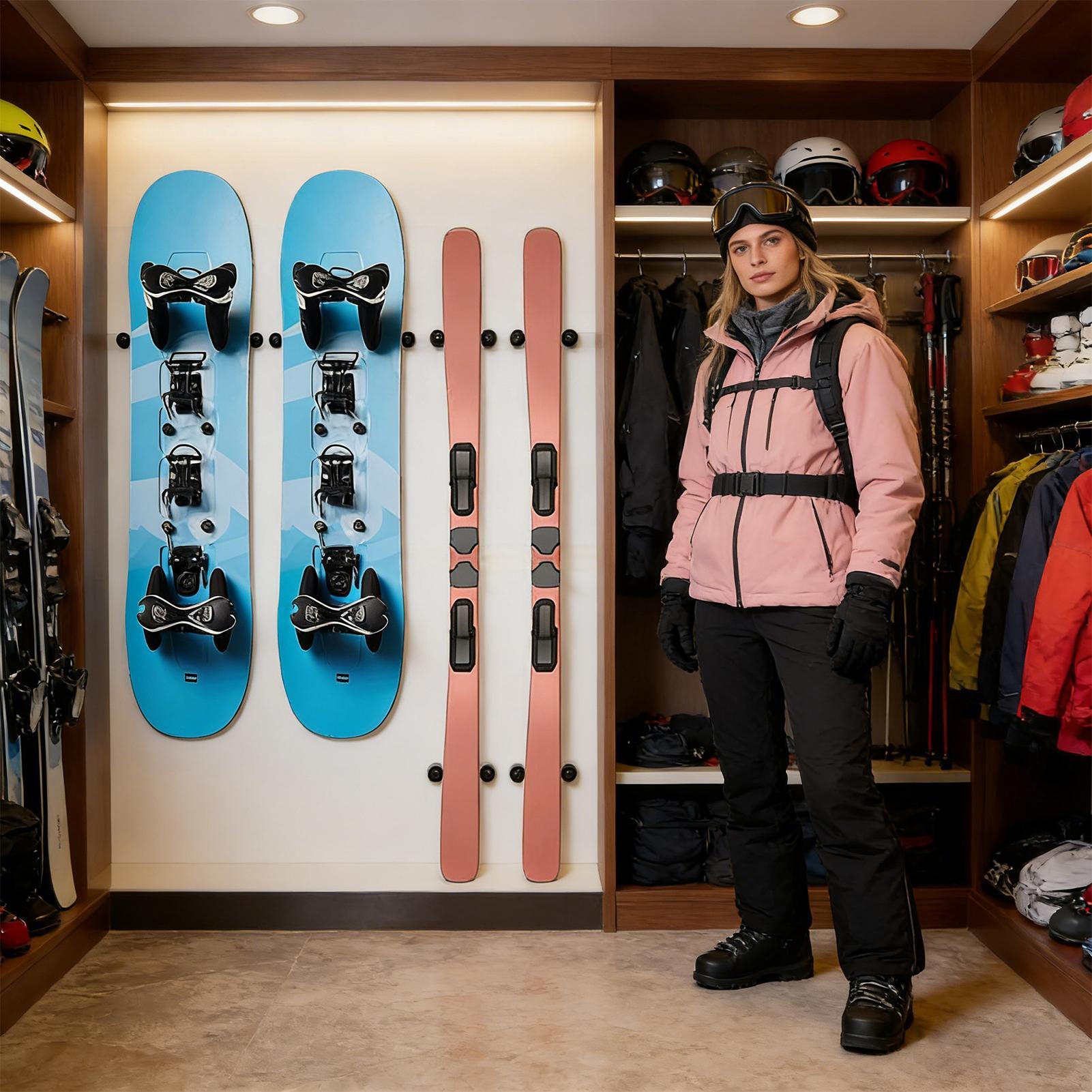 Rak Dinding Vertikal untuk Ski - Sports Equipment Shop ulasan dan harga