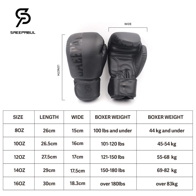 Sarung tinju 8 10 12 14 16OZ P - Boxing Glove Set ulasan dan harga