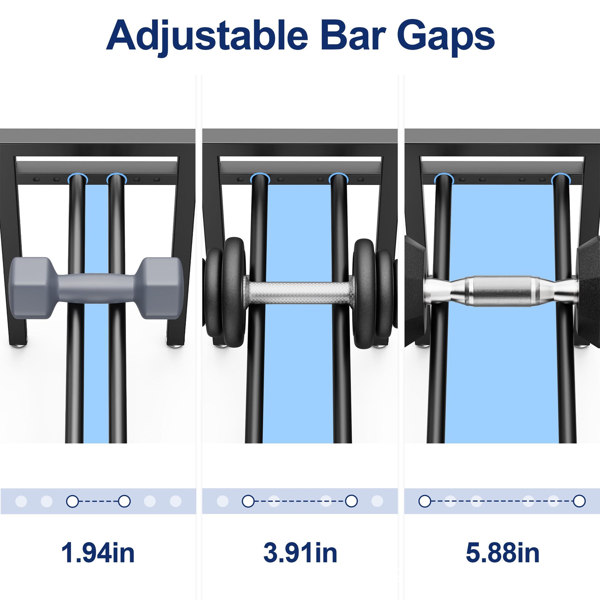 Rak Dumbbell Logam yang Dapat  - Sports Equipment Holder ulasan dan harga