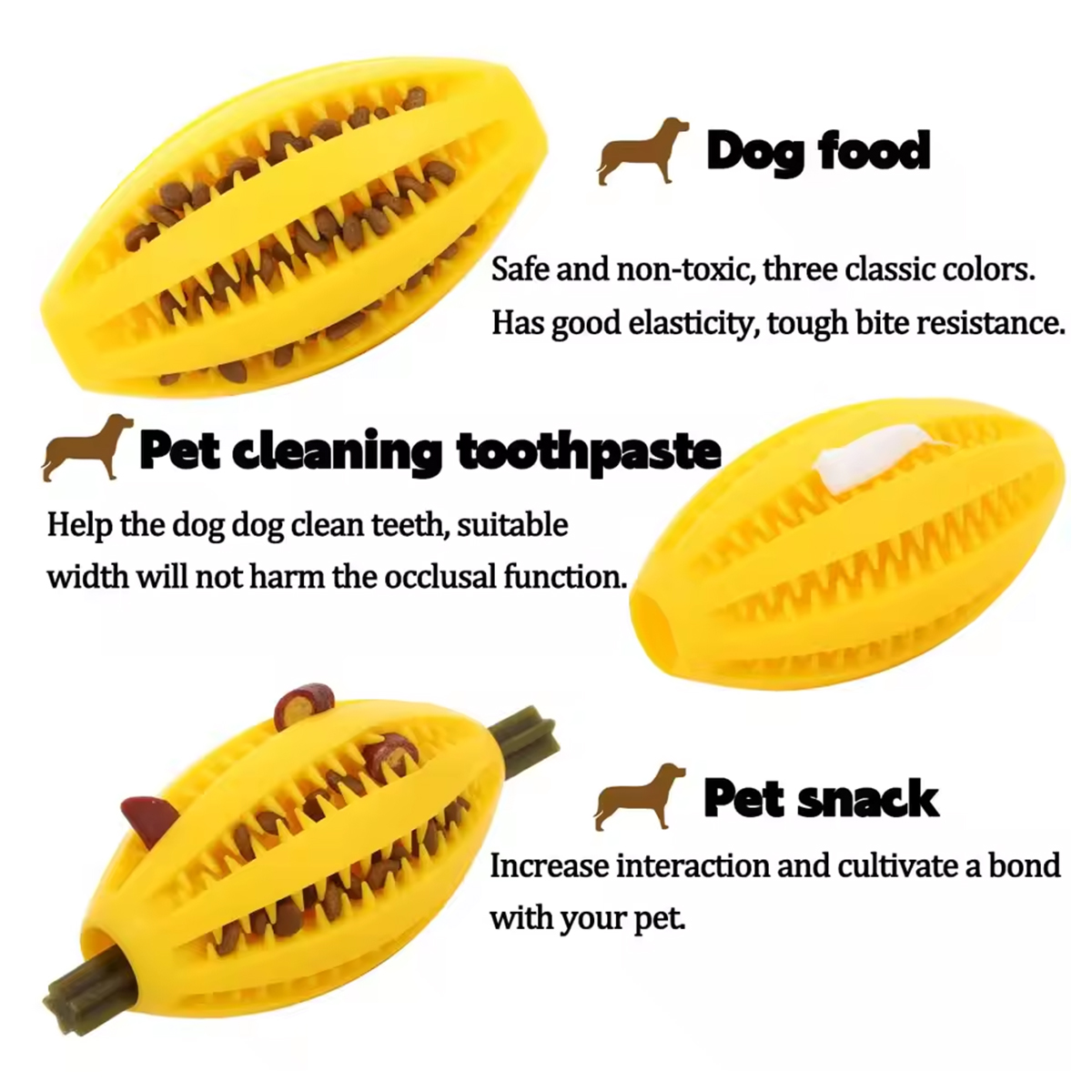 Mainan Makanan Anjing yang Boc - Rugby Training Ball ulasan dan harga