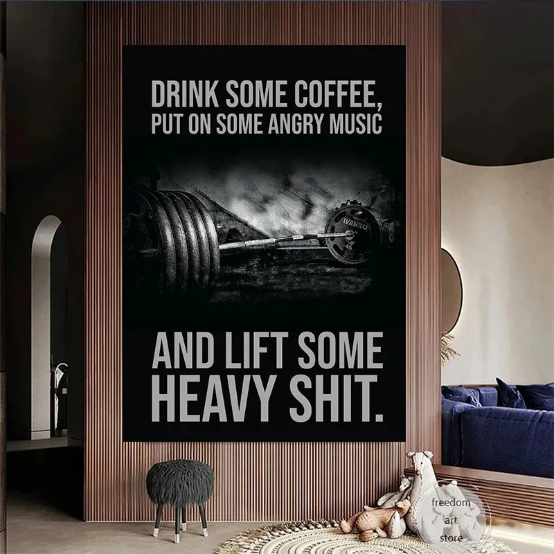 Gym Motivasi Otot Pria Binarag - Sports Equipment Poster ulasan dan harga