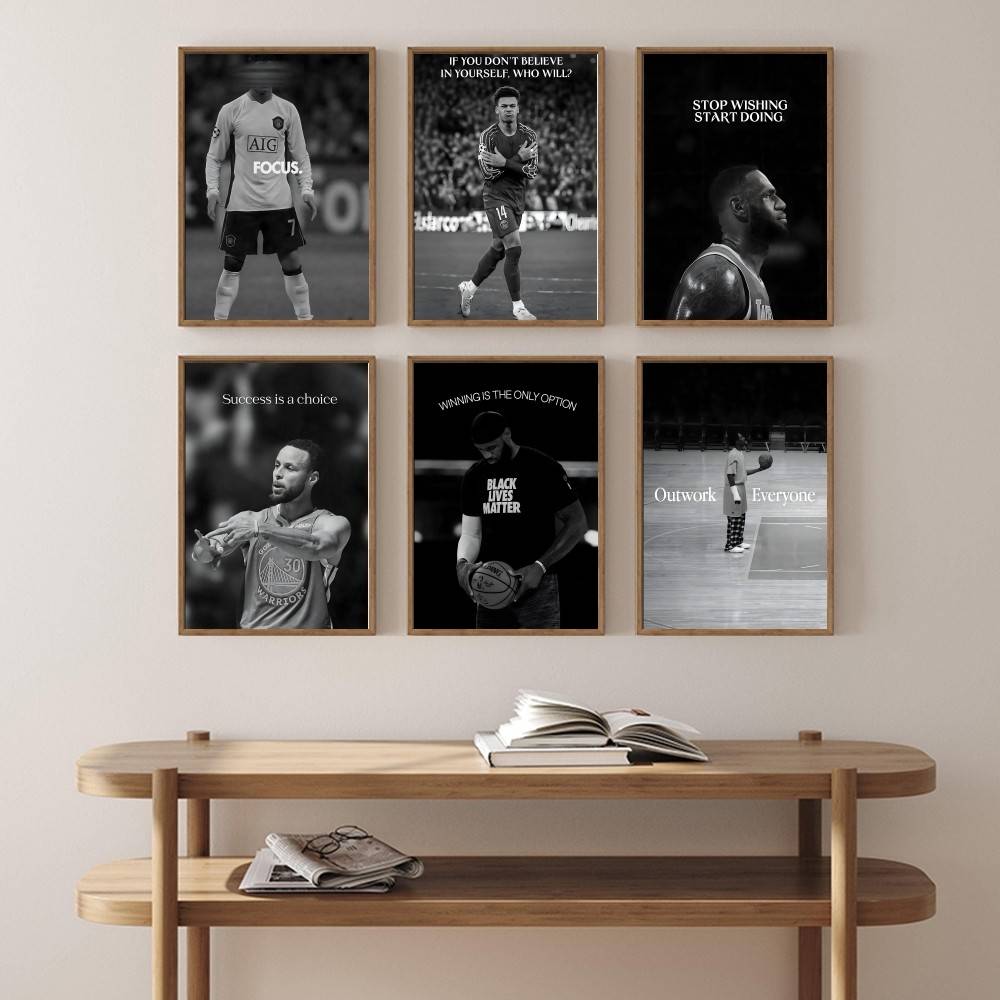 Poster Kutipan Motivasi Seni D - Sports Equipment Poster ulasan dan harga