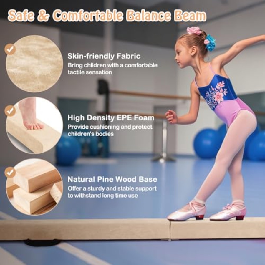 Balok latihan senam rumahan: B - Gymnastics Beam Floor ulasan dan harga