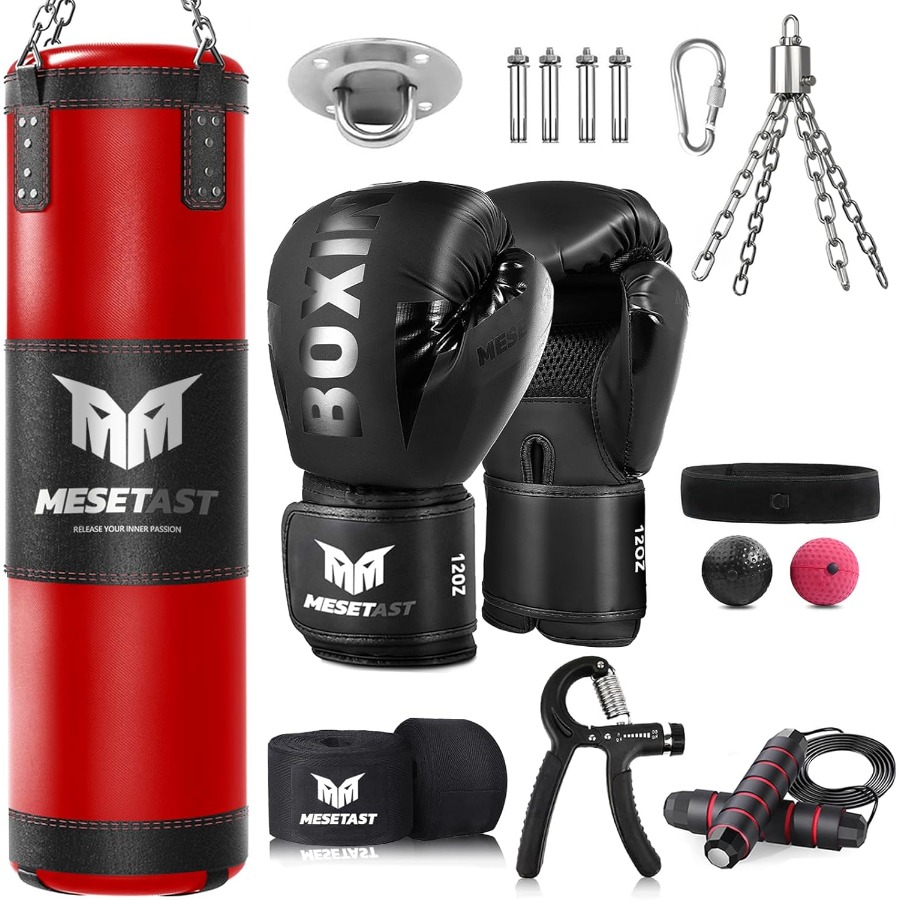 Set Samsak Tinju Berat 4 Kaki  - Boxing Glove Set ulasan dan harga