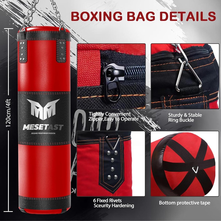 Set Samsak Tinju Berat 4 Kaki  - Boxing Glove Set ulasan dan harga