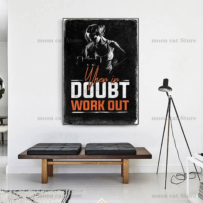 Poster Olahraga Fitness Poster - Sports Equipment Poster ulasan dan harga